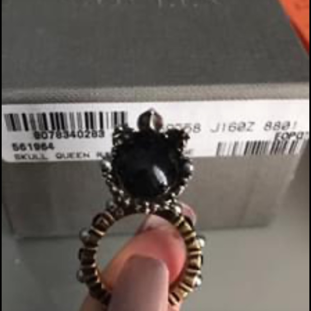 Alexander McQueen skull ring